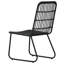 Outdoor Patio Dining Set - 3 Piece - Poly Rattan And Glass Construction - Modern And Elegant Design-700502067