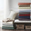 Couette réversible 3 pièces, grand lit/queen, rouge argile - Literie d'été et de chaleur, matelassée, garnissage en coton prélavé pour plus de douceur, comprend 2 taies d'oreiller, lavable à la machine.
