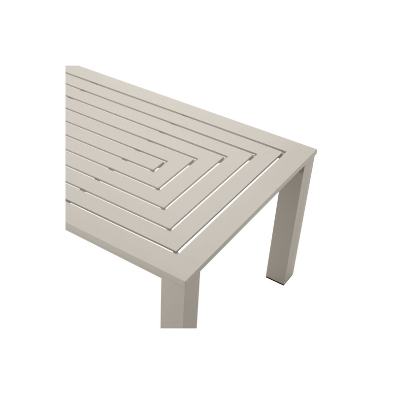 Vistamar Outdoor Coffee Table, Sand, 41.34" W x 94.49" L x 29.33" H