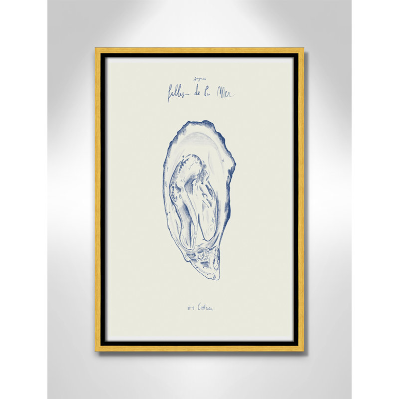 «Filles de la mer I» par Mora, H 19,5 po x l 13,5 po, Flotteur doré