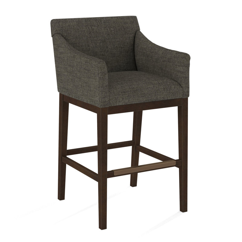 Upholstered Stool, 61650-33, Nutmeg