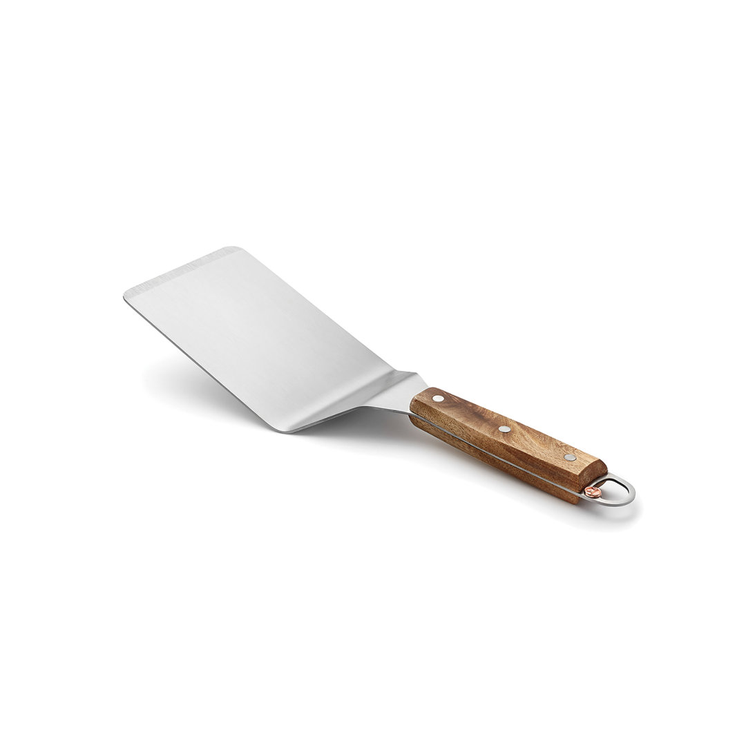 Outset Heavy Duty Grill And Griddle Spatula, Acacia Wood Outset
