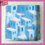 Blue Buildings Quilted Bedspread All Sizes-126078446