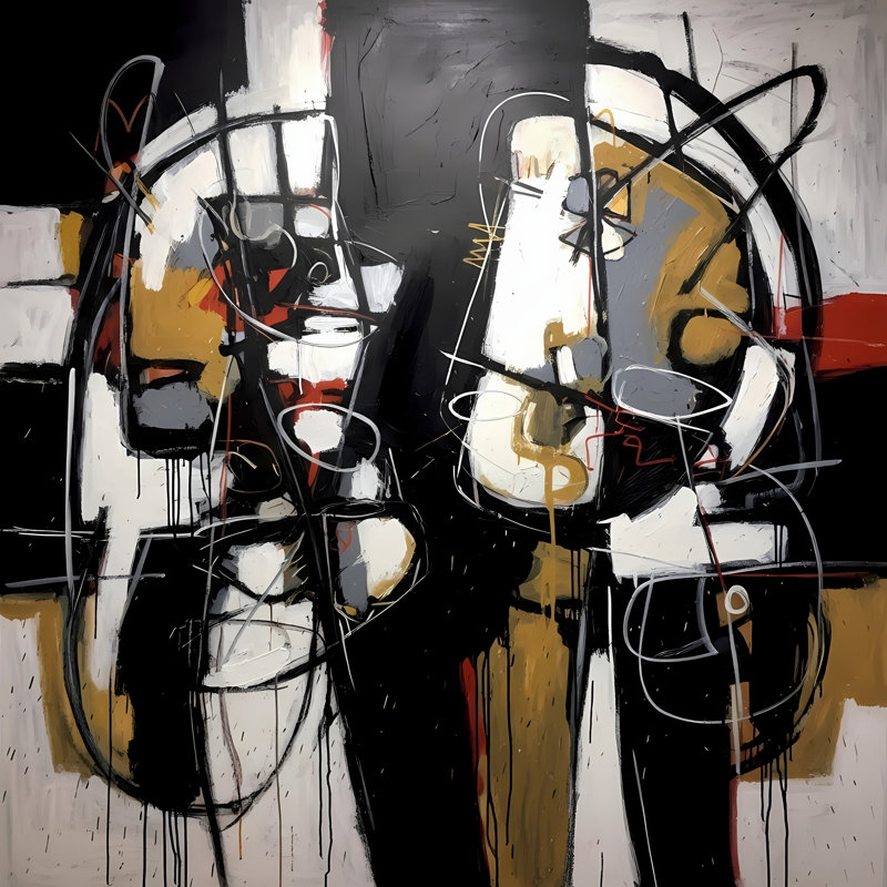 Confronting The Void, 24" H x 24" W