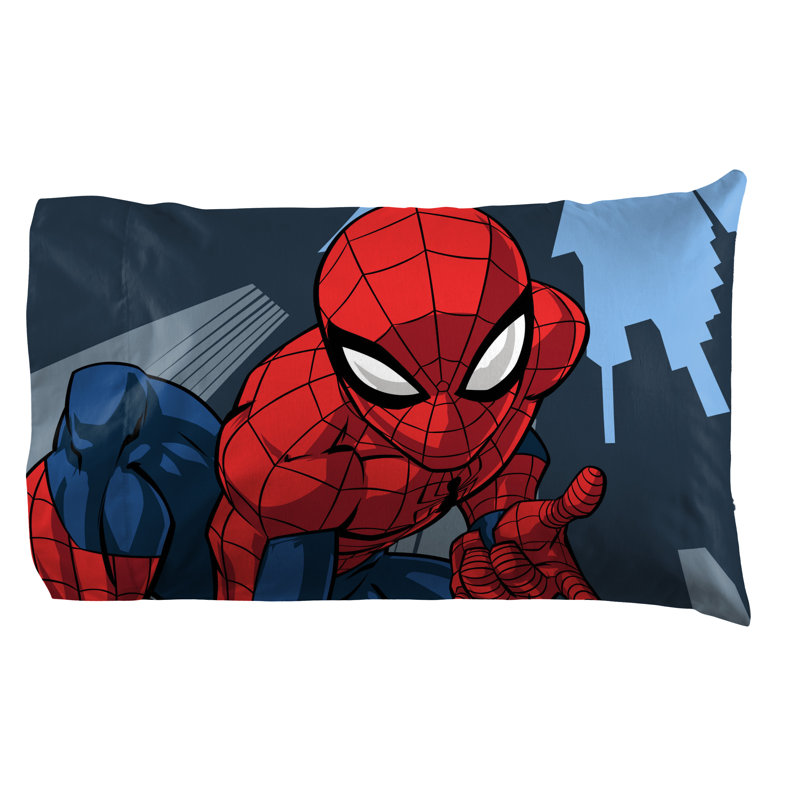 Marvel Spiderman 'City Streets' 100% Cotton Pillowcase