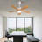 42 Inch Modern Ceiling Fans With Lights And Remote Control, 5 Solide Wood Blades, Reversible DC Motor-34792064-34792066