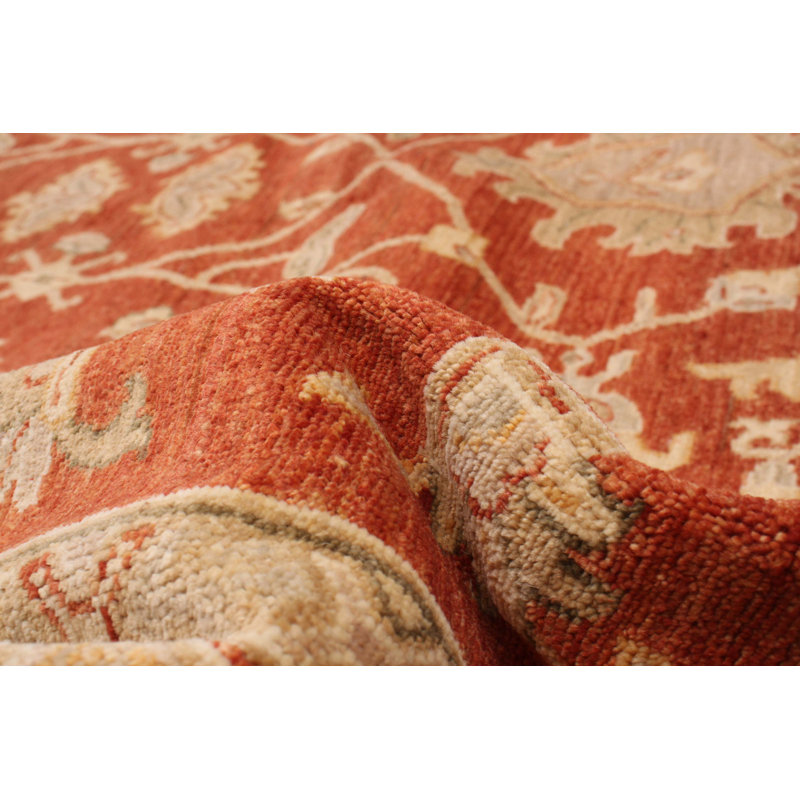 Tapis unique en laine vieilli 9 pi 10 po x 13 pi 10 po Kinzlee