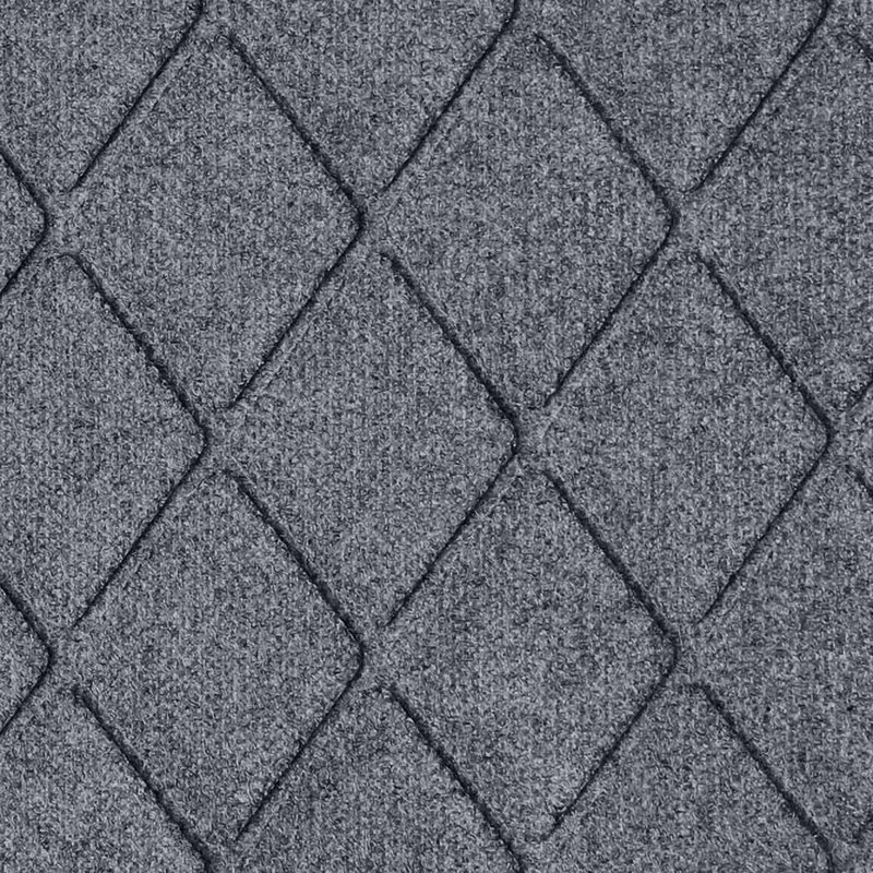 Tapis de jeu intérieur / extérieur 15 po x 36 po Antiono Argyle, Bleu pierre