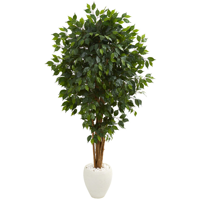 Ficus artificiel 60 po dans un pot de fleurs