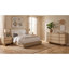 Keira Beige Oak Queen 4-Piece Bedroom Set-1146442240