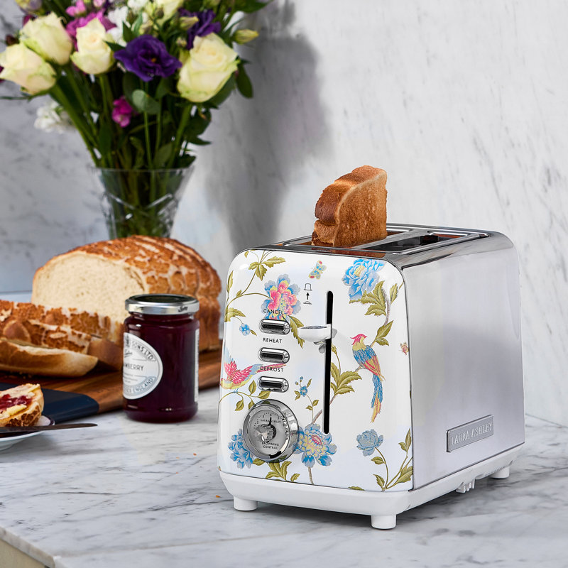 Grille-pain 2 tranches VQ Laura Ashley, Elveden blanc