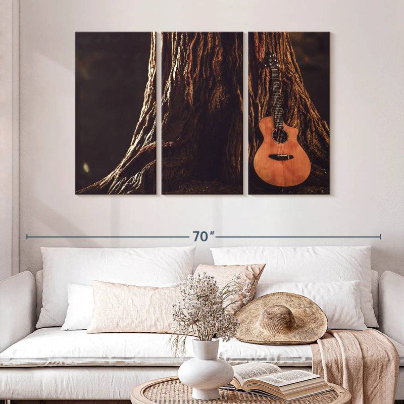 Abarca Forest Acoustic Guitar, 32" H x 50" W