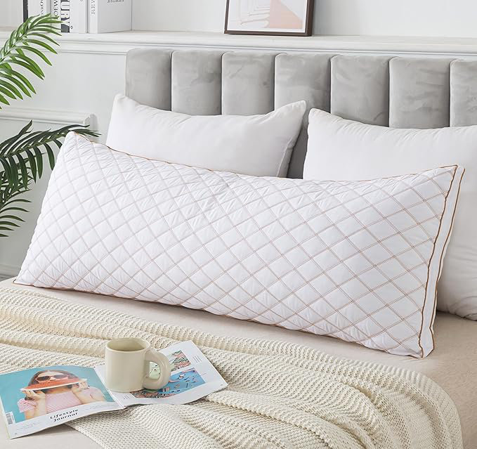 Oreiller matelassé en mousse à mémoire de forme pour adultes, matelassé, Gris
