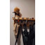 Organisateur mural 29 po en bois avec porte-courrier, 11 crochets en métal et tablette de présentation pour le rangement du vestibule
