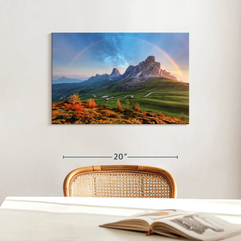 Alvord Rainbow Over The Alps, 16" H x 24" W
