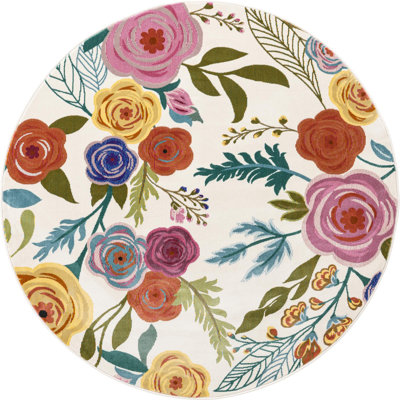 Daigneault Floral Indoor Rug