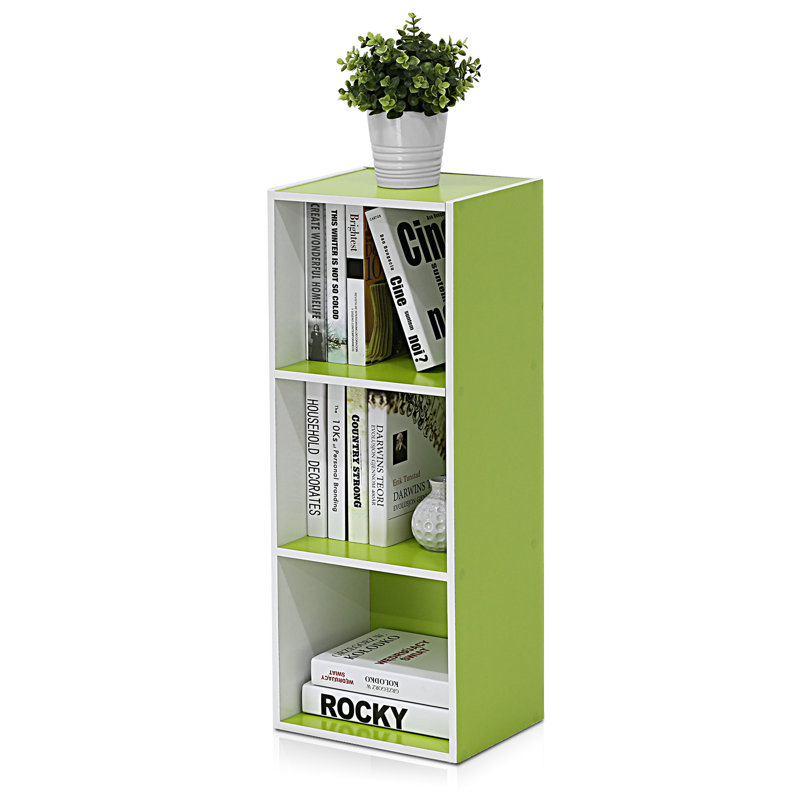 Cannice Bookcase, White, (3 Shelves) 31.5" H x 12" W x 9.3" D