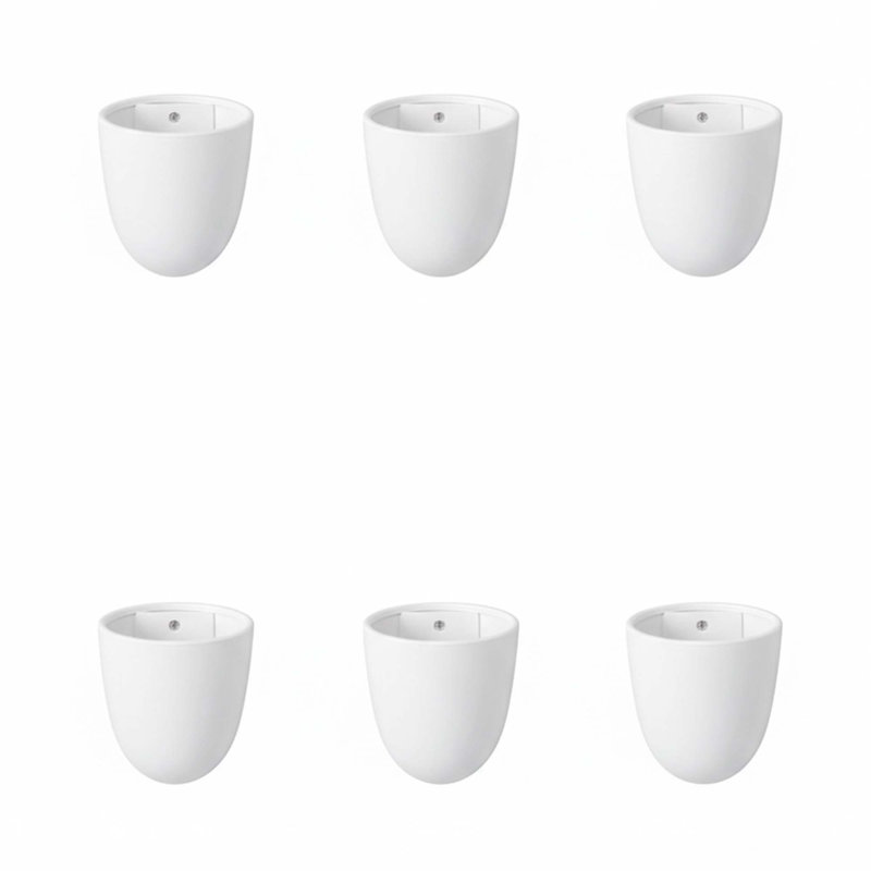 Wall Planters For Indoor Vertical Gardens, Set Of 6, Self Watering