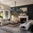 Davesha 8 - Light Dimmable Sputnik Modern Linear Chandelier-1338613154