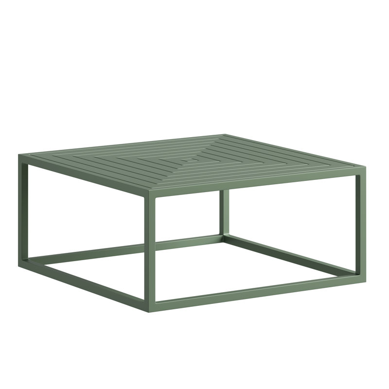 Square Cocktail Table, Eucalyptus Green
