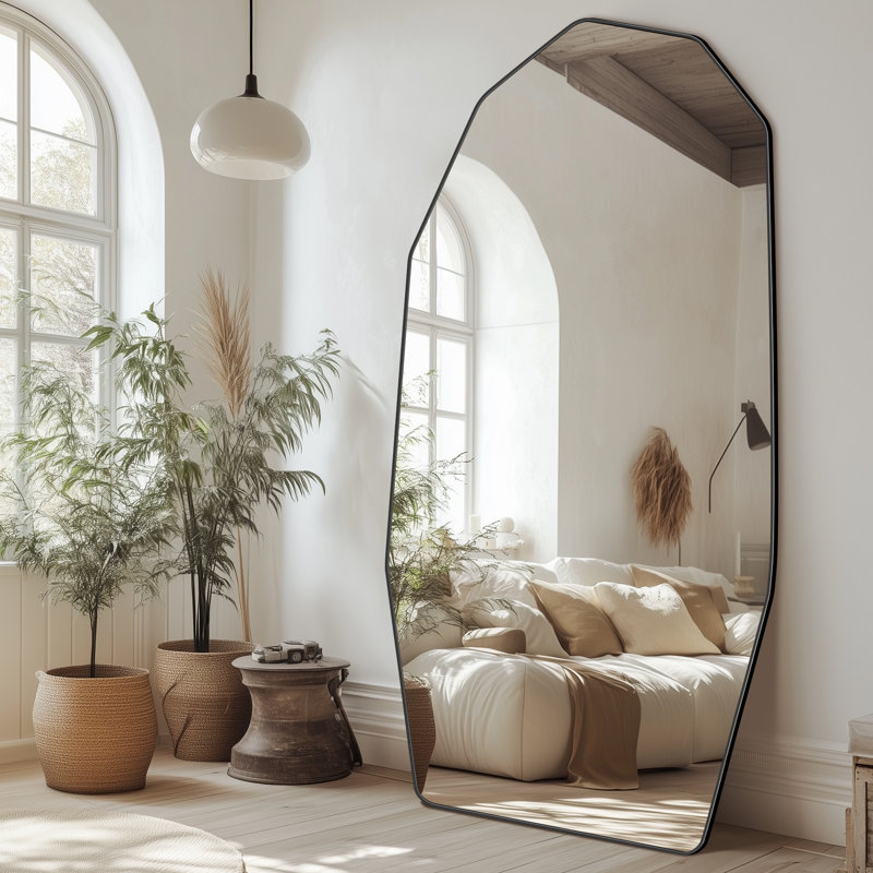 Miroir Chic, Noir, 76 po x 34 po