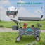 Chariot pliable à pousser et tirer avec auvent amovible