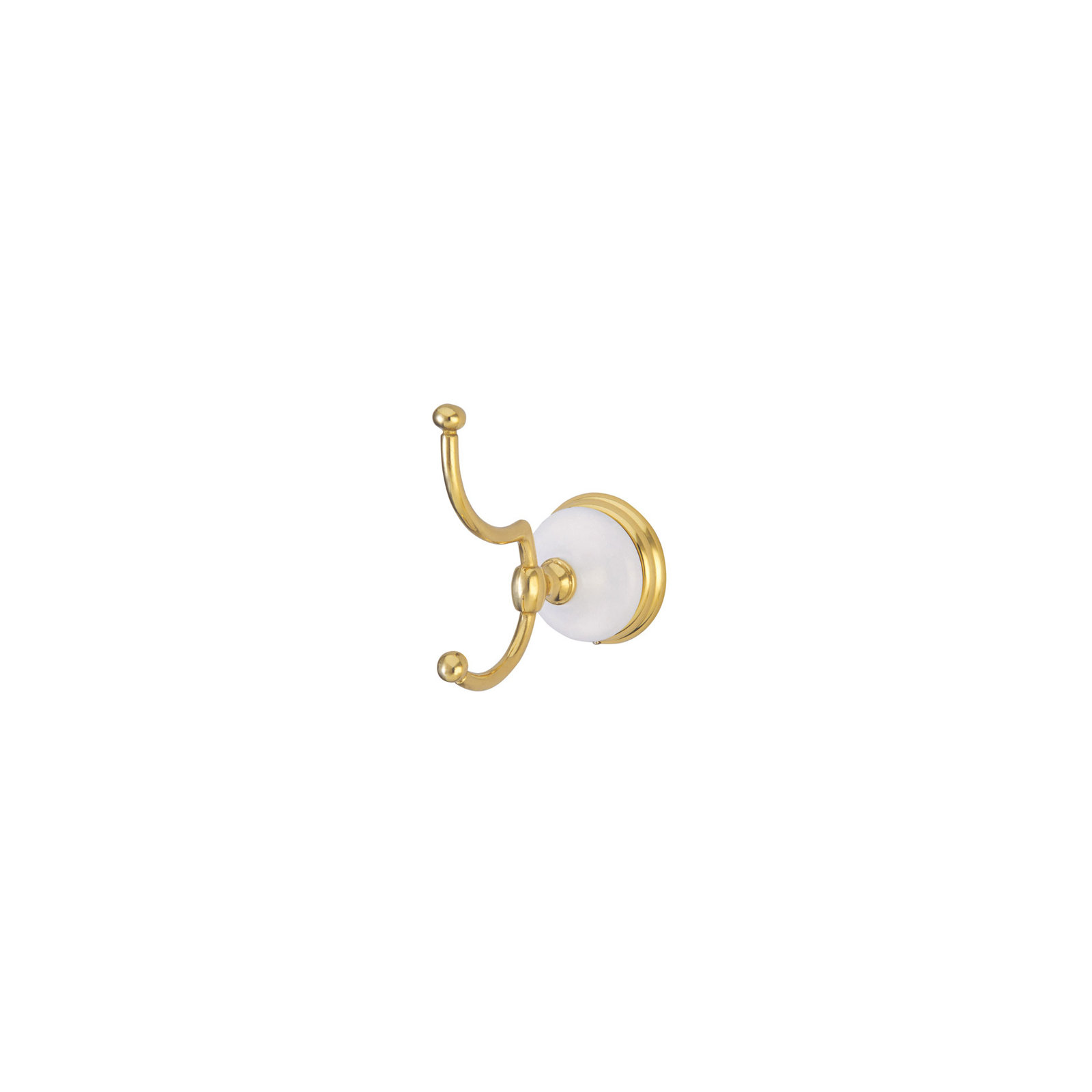 Kingston Brass Victorian Robe Hook, Polished Brass