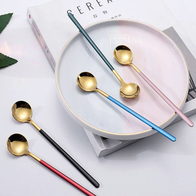 Cuillère pour boissons glacées, Vert