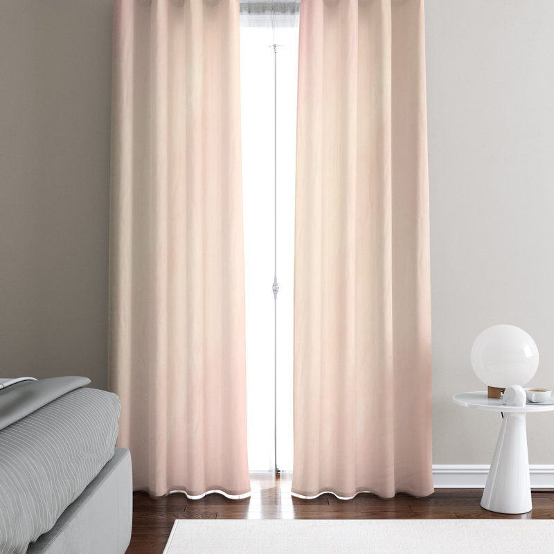 Semi Sheer Curtains / Drapes Pair, 40" W x 61" L