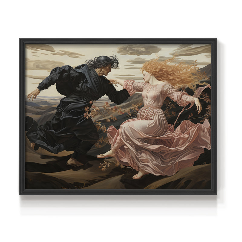 Angels From Above-LXXVI -Framed Print - Restickable, H 22 po x l 28 po, Black