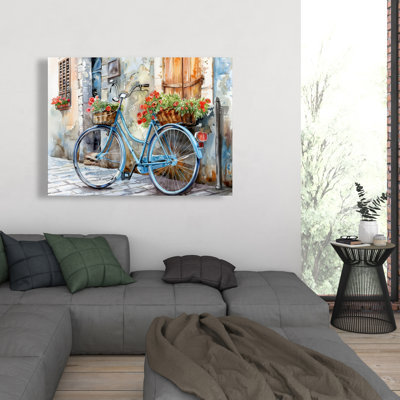 Sur toile, art sur toile rouge | Élégante pièce de décoration intérieure