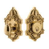 Nostalgic Warehouse Victorian Plate Single Cylinder Deadbolt