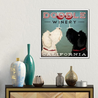 Doodle Winery by Ryan Fowler - Print on Canvas