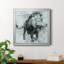 Lion - Reproduction d'art graphique sur toile encadrée-185191914-185191917