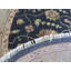 Tapis de zone en laine noué la 6 pi 3 po x 6 pi 3 po one-of-kind-black Beane