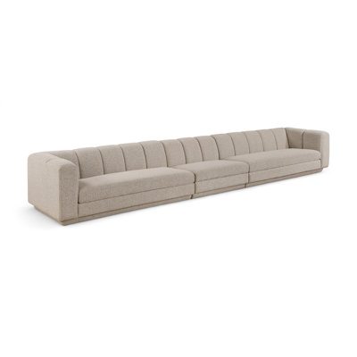 Tissu Chiquita rembourré 3 pièces Canapé modulaire