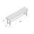 Classic 3-Seat Dining Bench