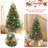 4FT Small Christmas Tree with Lights 2026, Mini Tabletop Tree with Realistic PE Pine Needles, Little Christmas Tree Featuring Multicolor String Lights Pine Xmas, Tabletop Xmas Tree for Desk, Shelf, Room Decoration