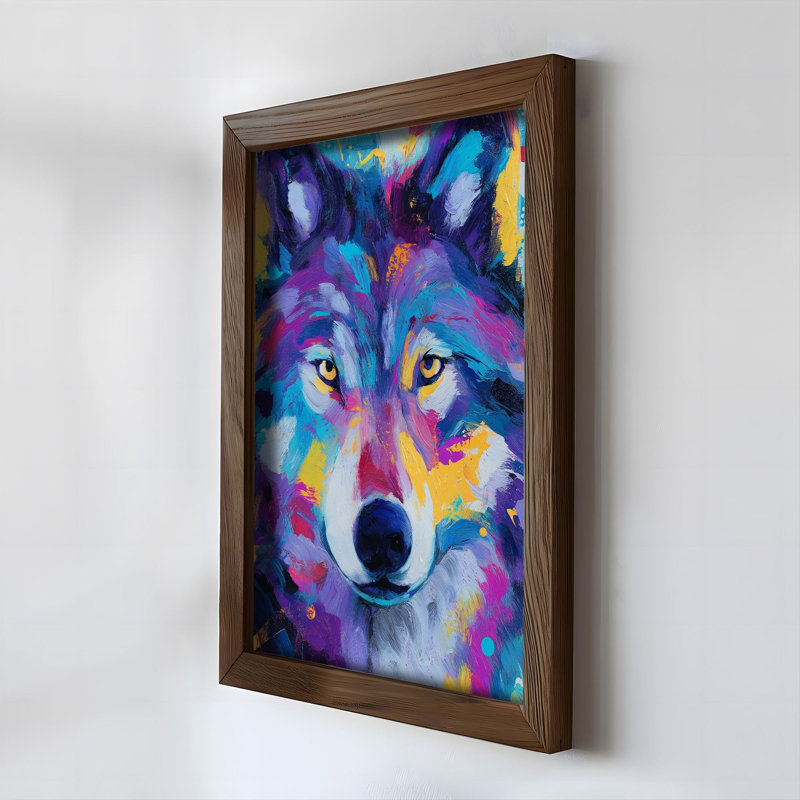 Peinture décorative en panneau de fibres à densité moyenne, H 13,98 po x l 18,5 po x P 0,79 po