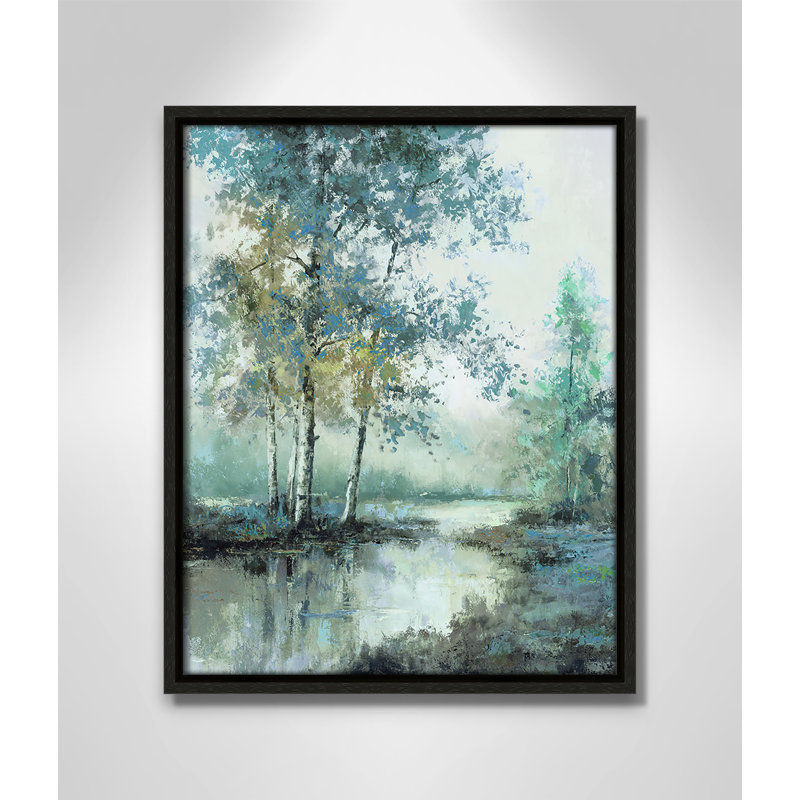 «Spring's Grace II» par T.C. Chiu, Espresso, H 15,5 po x l 12,5 po