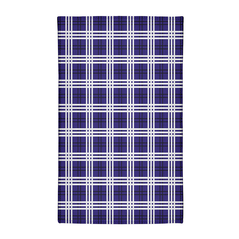 Tapis à carreaux mauve, Rectangle 4 pi x 6 pi