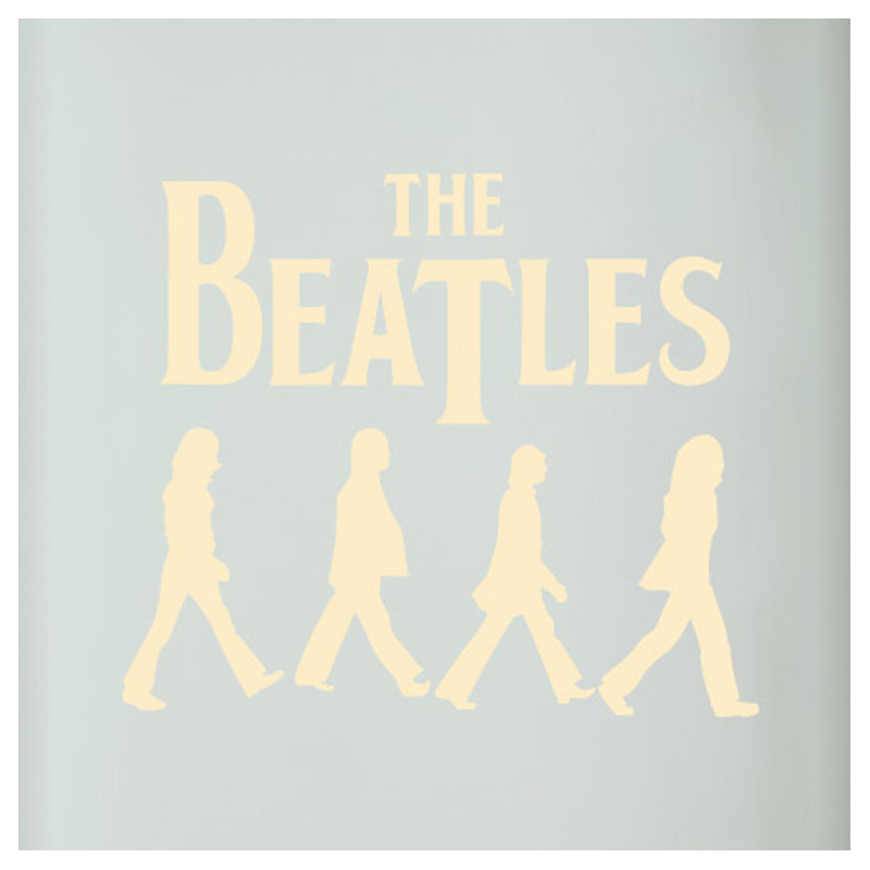 Entertainment Wall Decal, Beige