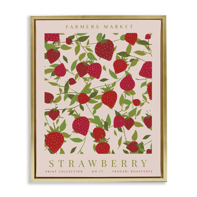 Cadre flottant Strawberry Gallery, par Kamdon Kreations