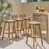Teak Frame / Light Brown Cushion selected