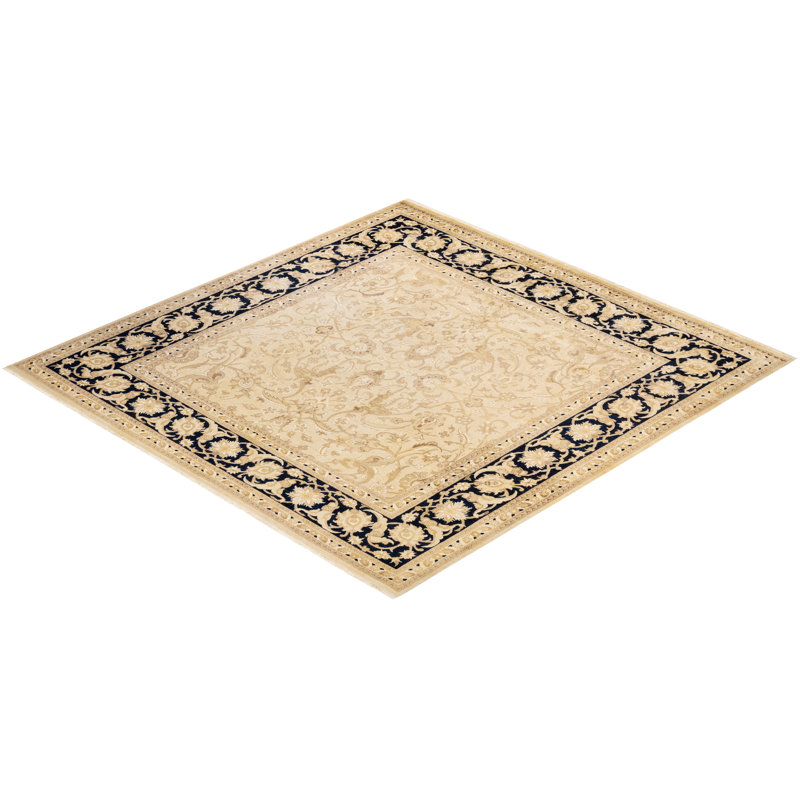 Sharnese One-of-a-Kind 9' 0" X 9' 5" Hand Knotted Area Rug