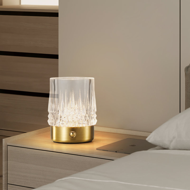 Metal USB Novelty Lamp, Gold