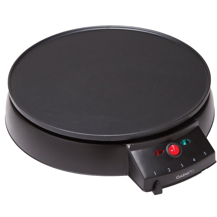  12 Griddle & Crepe Maker, Non-Stick Electric Crepe