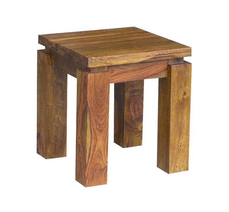 Metro Life Solid Wood End Table