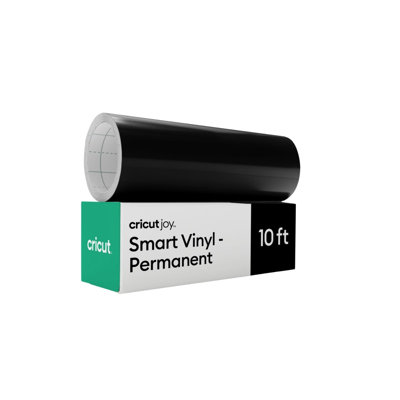 Cricut Joy Smart Vinyl, Permanent, Black, 5.5in x 10ft, Roll