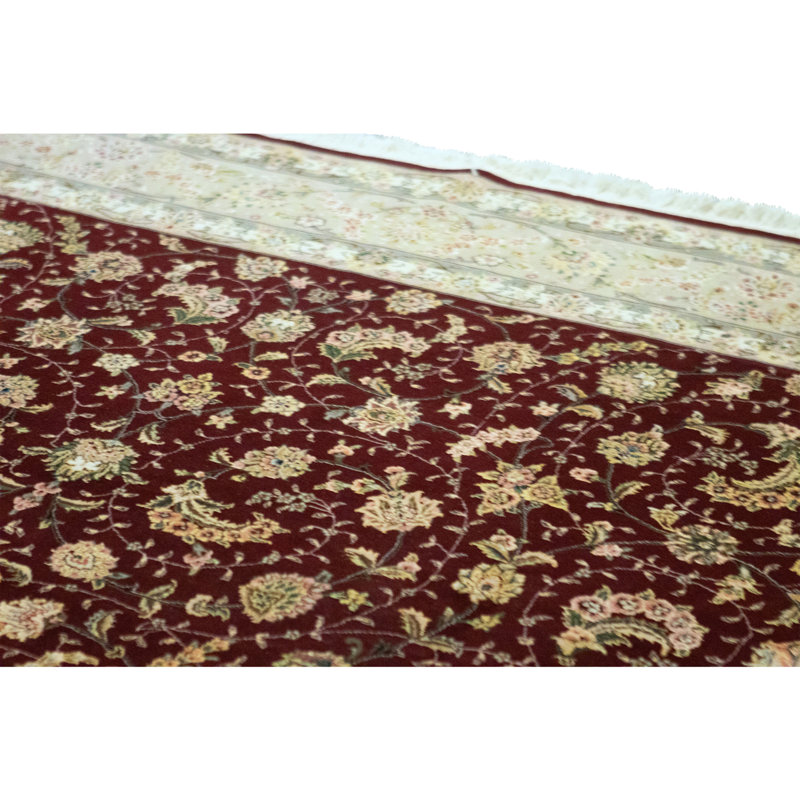 Tapis rectangulaire noué à la main
